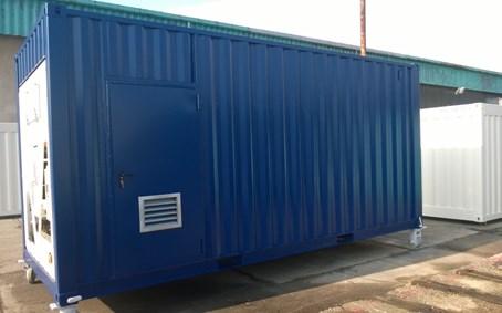 20' High Cube Container ombygget til Transformerstation